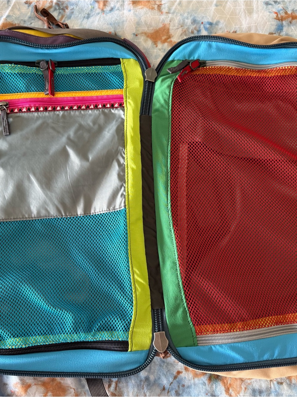 cotopaxi Purple and Tan Travel Backpack - Picture 3 of 3
